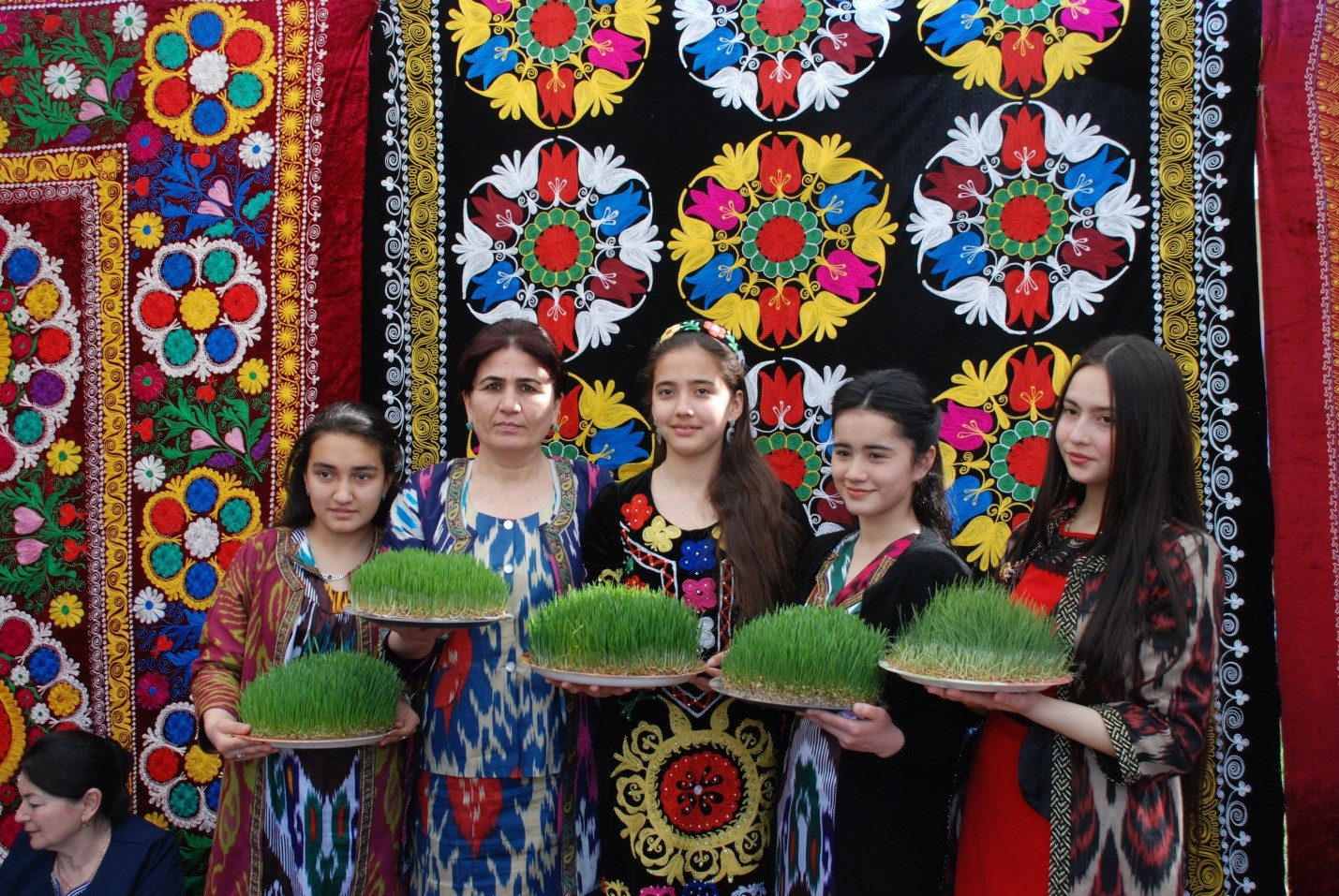File:Tajik students with their teacher during Nowruz.jpg - Wikimedia Commons