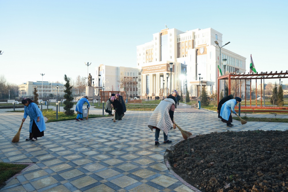 COLLECTIVE CLEAN-UP DAY WAS IMPLEMENTED AT THE AVICENNA TAJIK STATE MEDICAL UNIVERSITY