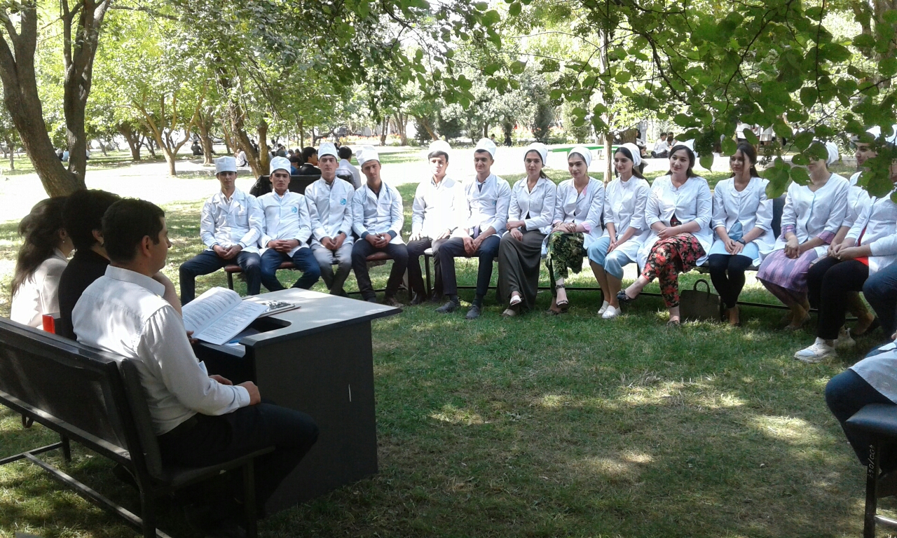 Встреча со студентами посвященная церемонии ввода в действие 2-го агрегата Рогунской ГЭС
