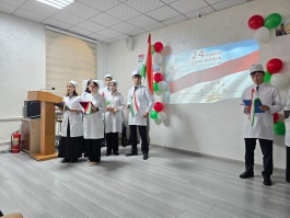 ТАҶЛИЛИ РӮЗИ ПАРЧАМИ МИЛЛӢ ДАР КАФЕДРАИ ФИЗИОЛОГИЯИ ПАТОЛОГӢ