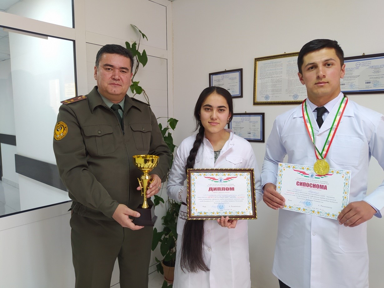 Дастовардҳои кафедраи тибби ҳарбии Донишгоҳи Давлатии тиббии Тоҷикистон ба номи Абӯалӣ ибни Сино