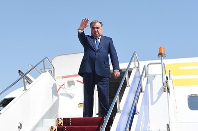 Emomali Rahmon traveled to Iran for a working visit