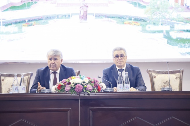 Scientific and practical event devoted to the adoption of the fifth global initiative of the Tajik side - "2025 International Year of the Protection of Glaciers" at the SEI “Avicenna Tajik State Medical University”