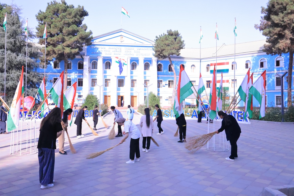 CONDUCTING CLEAN-UP DAY AT THE ATSMU