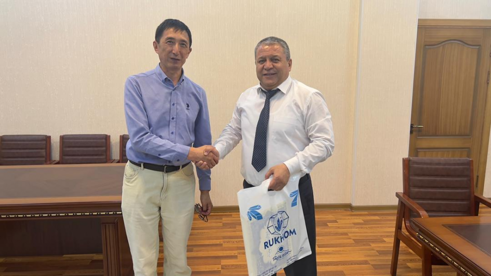 Visit of Dr. Kenesh Dzhusupov to Avicenna Tajik State Medical University within the Erasmus+ BERNICA Project