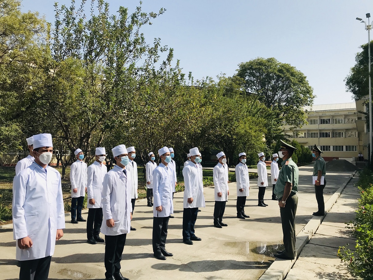 Машғулятҳои сафорои дар давраи пандемия COVID-19 дар кафедраи тибби ҳарбии МДТ ДДТТ