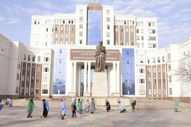CLEAN – UP DAY WAS CONDUCTED AT THE AVICENNA TAJIK STATE MEDICAL UNIVERSITY