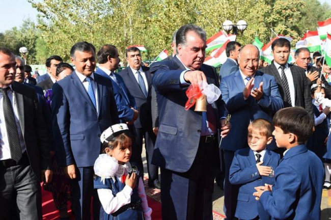 FIRST BELL! Today in Tajikistan, more than 260,000 children go to school as first graders