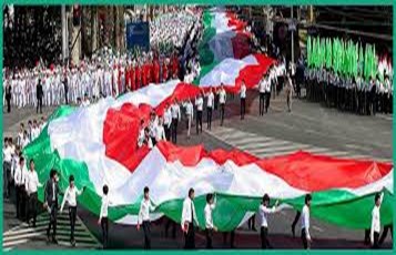 THE FLAG OF TAJIKISTAN IS A SIGN OF THE REPUBLIC'S SELF-IDENTITY, RESPECT AND PRIDE