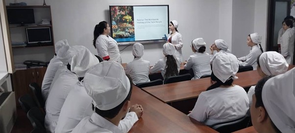 CONDUCTING AN OPEN LESSON DEDICATED TO THE HOLIDAY OF NAVRUZ – A SYMBOL OF UNITY AND REBIRTH AT THE DEPARTMENT OF PROPAEDEUTICS OF CHILDREN'S DISEASES