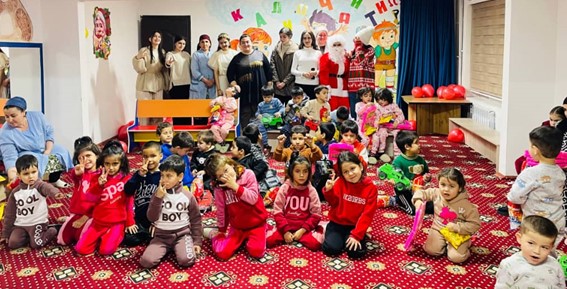 ПОСЕЩЕНИЕ ГУ «ДЕТСКИЙ ДОМ № 1 ДЛЯ СИРОТ И ДЕТЕЙ-ИНВАЛИДОВ»  Г. ДУШАНБЕ В КАНУН НОВОГО ГОДА.
